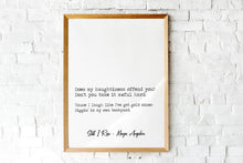 Load image into Gallery viewer, Still I Rise Maya Angelou poem Feminist Art Wall Art self respect quote Bedroom decor Feminine positivity confidence UNFRAMED