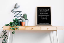 Load image into Gallery viewer, Charlotte Bronte Quote - Jane Eyre I care for myself - book lover Print for library decor self love self respect quote UNFRAMED