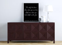 Load image into Gallery viewer, James Bond - Ian Fleming book quote - You only live twice - book quote print - Print for wall decor home library decor UNFRAMED