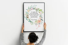 Load image into Gallery viewer, Maya Angelou Print - We delight in the beauty of the butterfly - Unframed inspirational print for Home, Inspirational office wall art