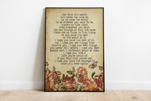 Load image into Gallery viewer, Make the best of it - Fitzgerald Quote, For what it's worth - Unframed print