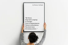 Load image into Gallery viewer, James Bond - Ian Fleming book quote - Goldfinger - book quote print - Print for wall decor home library decor UNFRAMED