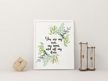 Load image into Gallery viewer, E.E. Cummings quote you are my sun, my moon, and all my stars Art Print Home Decor poetry wall art love quote home decor UNFRAMED