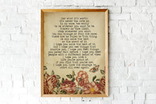 Load image into Gallery viewer, Make the best of it - Fitzgerald Quote, For what it's worth - Unframed print