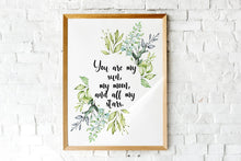 Load image into Gallery viewer, E.E. Cummings quote you are my sun, my moon, and all my stars Art Print Home Decor poetry wall art love quote home decor UNFRAMED