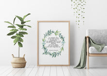 Load image into Gallery viewer, Our Deepest Fear Marianne Williamson Feminist Art Wall Art Quote about self respect for Bedroom decor or office decor Unframed Print