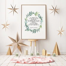 Load image into Gallery viewer, Our Deepest Fear Marianne Williamson Feminist Art Wall Art Quote about self respect for Bedroom decor or office decor Unframed Print