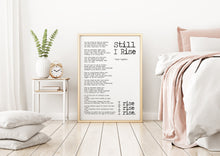 Load image into Gallery viewer, Maya Angelou Quote Wall Art - Still I Rise Maya Angelou poem UNFRAMED