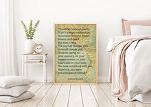 Load image into Gallery viewer, Anthony Bourdain Print - Travel isn't always pretty - Vintage paper Unframed inspirational print for Home, Inspirational bourdain quote
