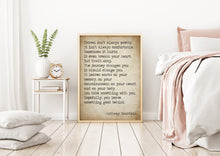 Load image into Gallery viewer, Anthony Bourdain Print - Travel isn't always pretty - Vintage paper Unframed inspirational print for Home, Inspirational bourdain quote