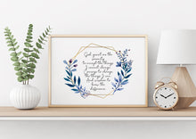 Load image into Gallery viewer, The Serenity Prayer Print - Reinhold Niebuhr - sobriety gift Alcoholics Anonymous twelve step recovery UNFRAMED