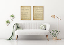 Load image into Gallery viewer, Still I Rise Maya Angelou - Set of 2 - poem Feminist Art Wall Art self respect quote Bedroom decor office decor Unframed Print UNFRAMED