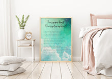 Load image into Gallery viewer, E.E. Cummings Poem I carry your heart (I carry it in my heart) Art Print Home Decor poetry wall art UNFRAMED