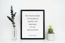 Load image into Gallery viewer, Salvador Dalí Print - The thermometer of success - Dali poster print - Artist Quote UNFRAMED