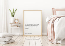 Load image into Gallery viewer, Zelda Fitzgerald Quote, She quietly expected great things UNFRAMED wall art