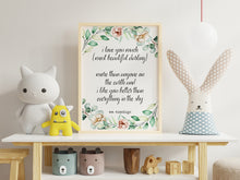 Load image into Gallery viewer, e.e. cummings quote - i love you much(most beautiful darling) Art Print Home Decor poetry wall art UNFRAMED