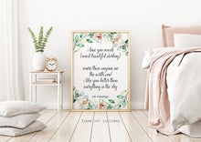 Load image into Gallery viewer, e.e. cummings quote - i love you much(most beautiful darling) Art Print Home Decor poetry wall art UNFRAMED