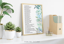 Load image into Gallery viewer, Prayer For Peace - Prayer of Saint Francis - Lord, make me an instrument of your peace - prayer print for Home , Watercolor print UNFRAMED