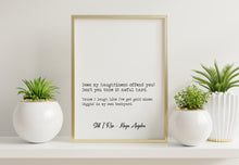 Load image into Gallery viewer, Still I Rise Maya Angelou poem Feminist Art Wall Art self respect quote Bedroom decor Feminine positivity confidence UNFRAMED