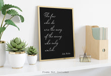 Load image into Gallery viewer, Jim Rohn Print - The few who do are the envy of the many who only watch - Inspirational poster - Motivational quote UNFRAMED