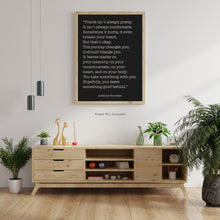 Load image into Gallery viewer, Anthony Bourdain Print - Travel isn't always pretty - Vintage paper Unframed inspirational print for Home, Inspirational bourdain quote