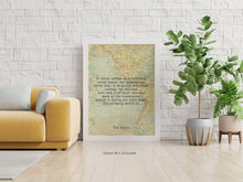 Load image into Gallery viewer, The Beach Travel Poster - Book quote, Movie Quote - Never Refuse an Invitation