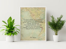 Load image into Gallery viewer, The Beach Travel Poster - Book quote, Movie Quote - Never Refuse an Invitation