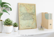 Load image into Gallery viewer, The Beach Travel Poster - Book quote, Movie Quote - Never Refuse an Invitation