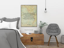 Load image into Gallery viewer, The Beach Travel Poster - Book quote, Movie Quote - Never Refuse an Invitation
