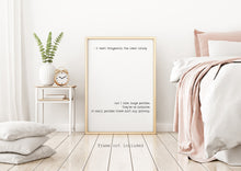 Load image into Gallery viewer, F Scott Fitzgerald Quote - I like large parties they’re so intimate Great Gatsby Print for home library office wall Art book quote print