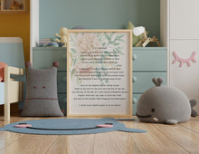 Load image into Gallery viewer, I carry your heart (I carry it in my heart) ee cummings poem poster - poetry wall art - Nursery Wall Art