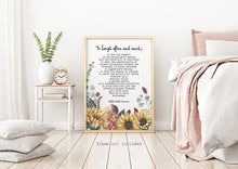 Load image into Gallery viewer, To Laugh Often and Much - Emerson - Ralph Waldo Emerson Quote - This is to have succeeded - Print for library decor UNFRAMED