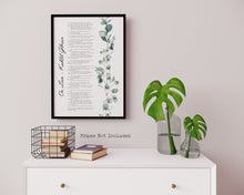 Load image into Gallery viewer, On Love Kahlil Gibran Poem - Art Print Home office Decor poetry wall art UNFRAMED