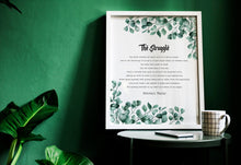 Load image into Gallery viewer, Mikhail Naimy Poem - The Struggle - Lebanese Poet - Arabic poem - Physical Art Print Without Frame