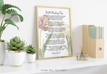 Load image into Gallery viewer, Edgar Guest Poem Bulb Planting Time Poem - Gardening Gift Art Print Home office Decor poetry wall art UNFRAMED