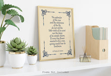 Load image into Gallery viewer, St Thérèse of Lisieux Quote - The splendor of the rose UNFRAMED
