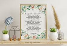 Load image into Gallery viewer, Gandhi quote Wall art print - office decor home decor poster