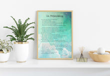 Load image into Gallery viewer, On Friendship Kahlil Gibran Poem- Art Print Home office Decor poetry wall art UNFRAMED