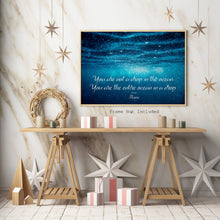 Load image into Gallery viewer, Rumi quote - Drop In The Ocean - inspirational wall art Unframed poster