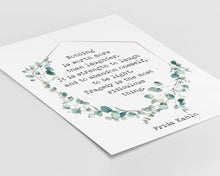 Load image into Gallery viewer, Frida Kahlo Print - Nothing is worth more than laughter - Frida Kahlo poster print - Artist Quote UNFRAMED