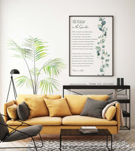 Load image into Gallery viewer, The Child in the Garden by Henry van Dyke - poetry wall art UNFRAMED
