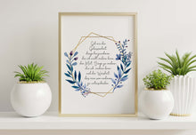 Load image into Gallery viewer, Serenity Prayer Print In German - Gebet auf Deutsch - German Language Serene Prayer - Unframed print
