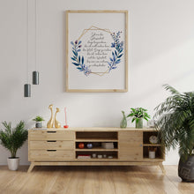 Load image into Gallery viewer, Serenity Prayer Print In German - Gebet auf Deutsch - German Language Serene Prayer - Unframed print