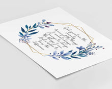 Load image into Gallery viewer, The Serenity Prayer Print - Reinhold Niebuhr - sobriety gift Alcoholics Anonymous twelve step recovery UNFRAMED