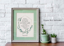 Load image into Gallery viewer, Frida Kahlo Print - Nothing is worth more than laughter - Frida Kahlo poster print - Artist Quote UNFRAMED