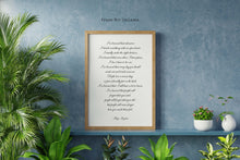 Load image into Gallery viewer, Full "I've learned" Maya Angelou Quote Print - Unframed print