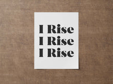 Load image into Gallery viewer, Maya Angelou Quote Wall Art - Still I Rise Feminist Art Wall Art UNFRAMED