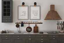 Load image into Gallery viewer, Set Of 2 Julia Child Quote Prints - Kitchen and Dining Room Wall Art, Cooking Gift - UNFRAMED