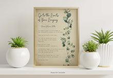 Load image into Gallery viewer, Go to the limits Rilke Poem - Let everything happen to you... No feeling is final UNFRAMED