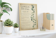 Load image into Gallery viewer, Go to the limits Rilke Poem - Let everything happen to you... No feeling is final UNFRAMED